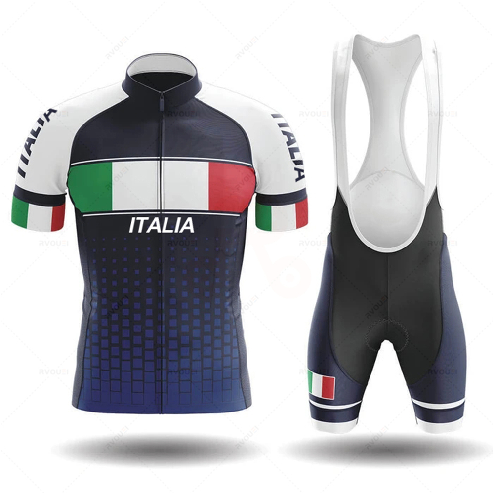 Cycling Gear Italy - 이탈리아 사이클링 저지 반팔 2023 팀