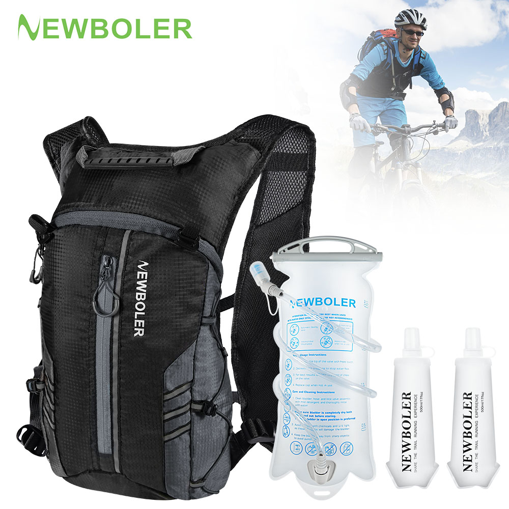Cycling Gear Vest - 물병이 포함된 러닝 백팩 조끼, 경량