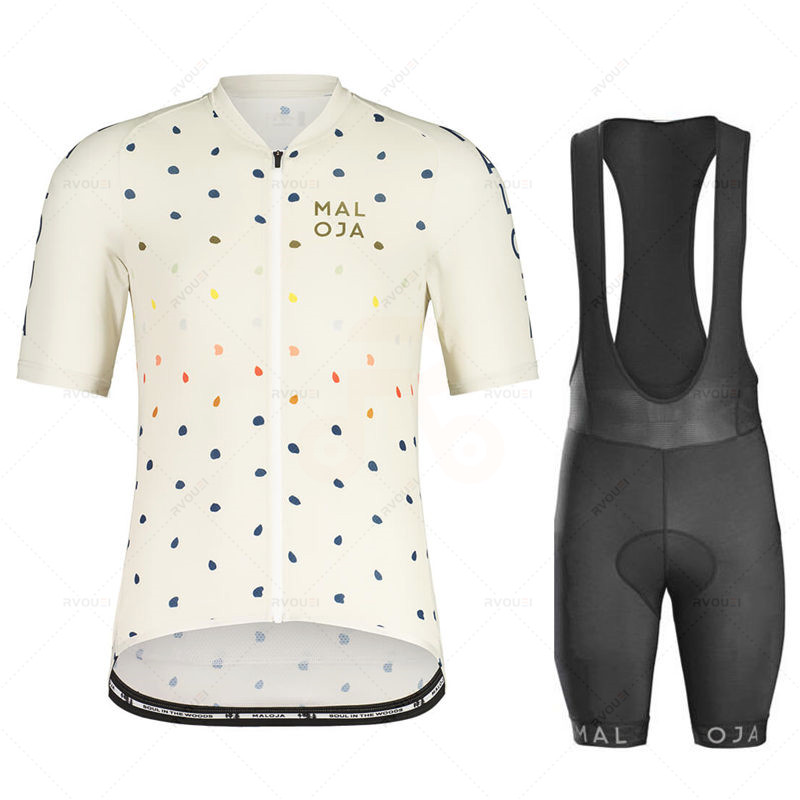 Cycling Bib Shorts - Maloja 사이클링 저지 의류 세트, 턱받이