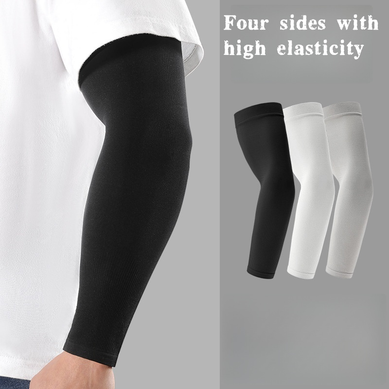 Cycling Gear Usa - 2pcs 아이스 실크 팔 슬리브, 남성
