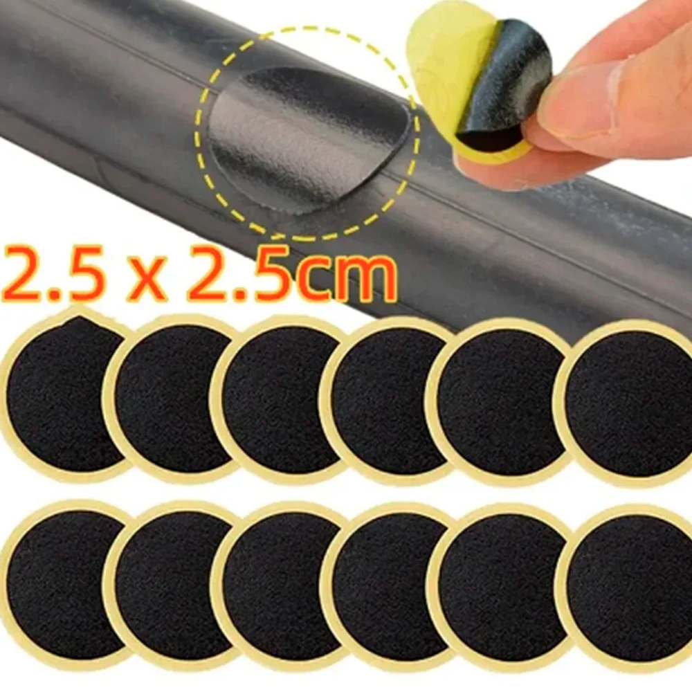 Bicycle Repair Kit - 자가 접착식 자전거 타이어 패치 무접착