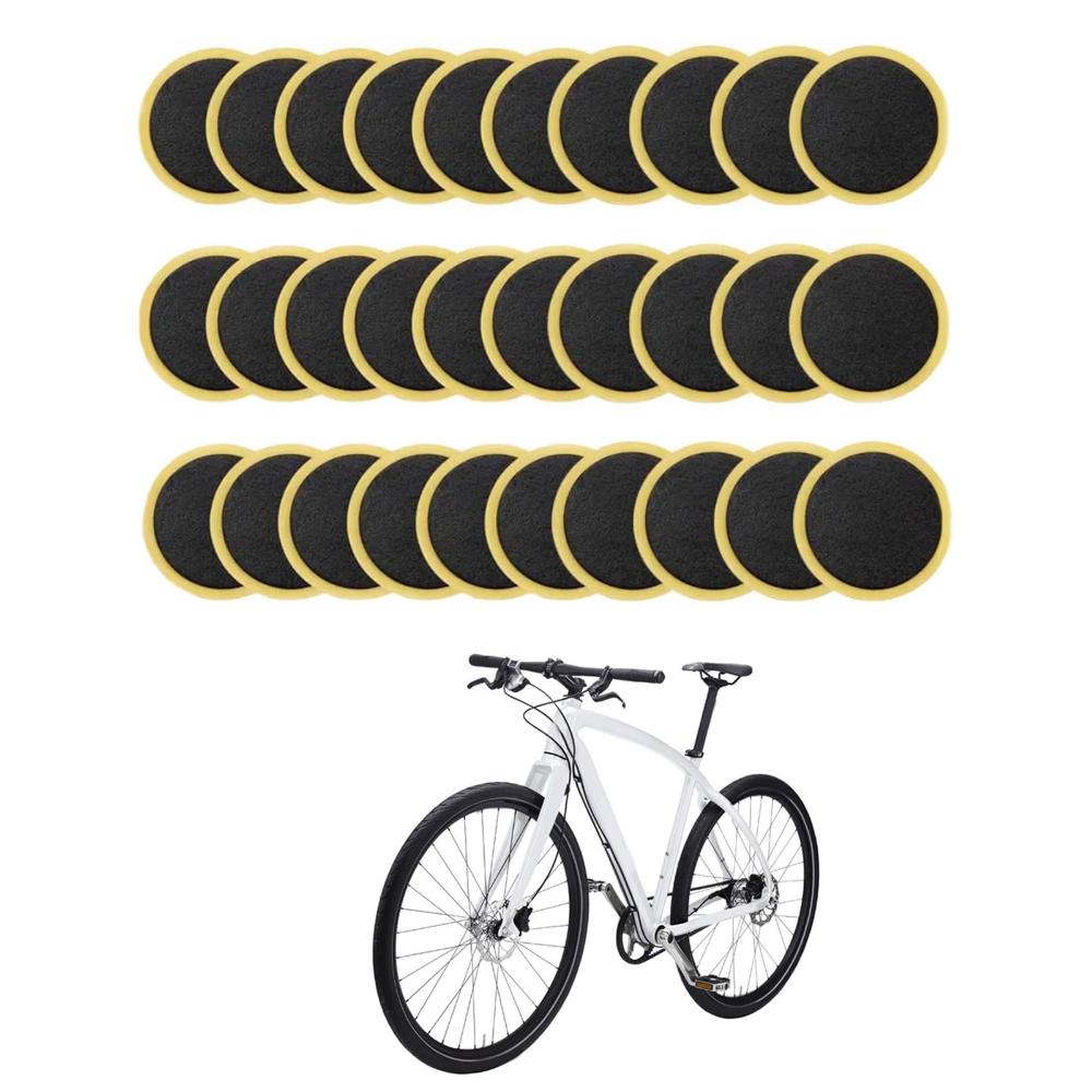 Bicycle Repair Kit - 30/20/10PCS 자전거 접착제 없는 타이어 패치