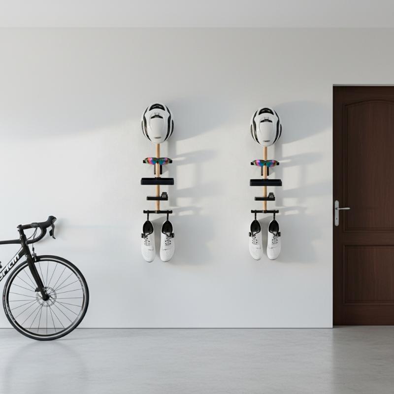 Cycling Gear Wall Mount - 자전거 데스크탑 정리대 디스플레이 마운트 1세트
