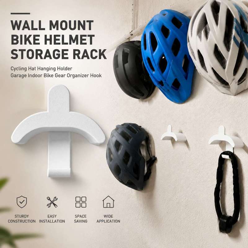 Cycling Gear Wall Mount - 벽걸이형 자전거 헬멧 보관 랙 사이클링