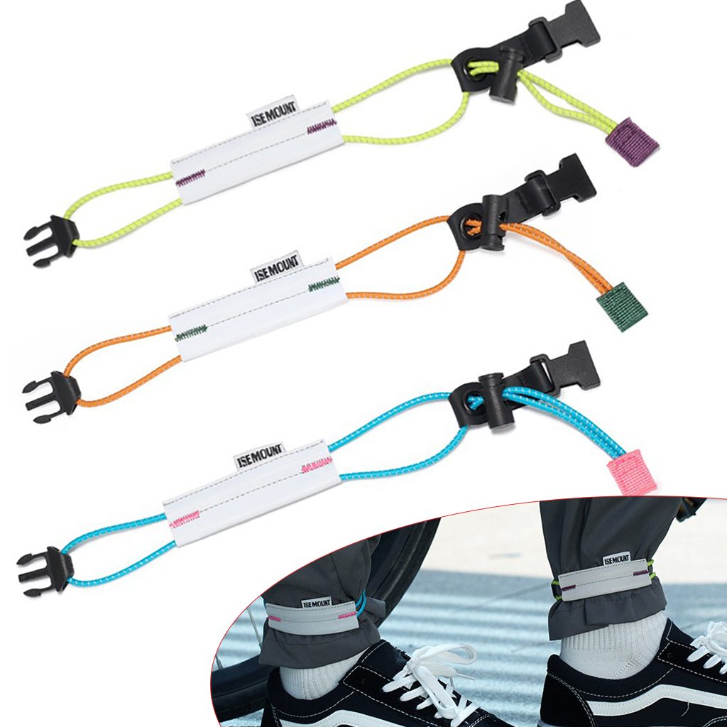 Cycling Gear Usa - 반사 사이클링 바지 스트랩 조절 가능한