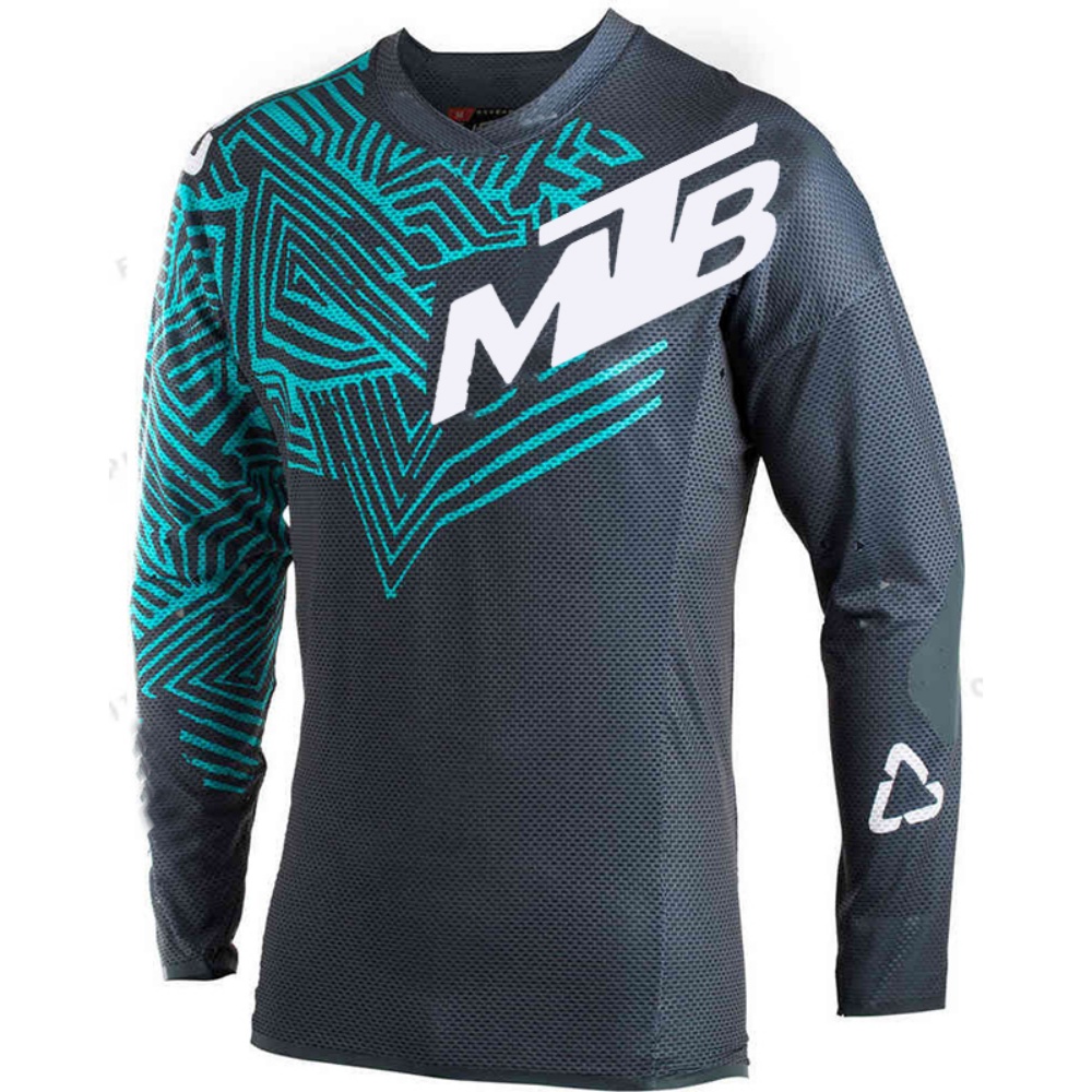 Cycling Gear Usa - 야외 사이클링 긴팔 상의 MTB 프린트