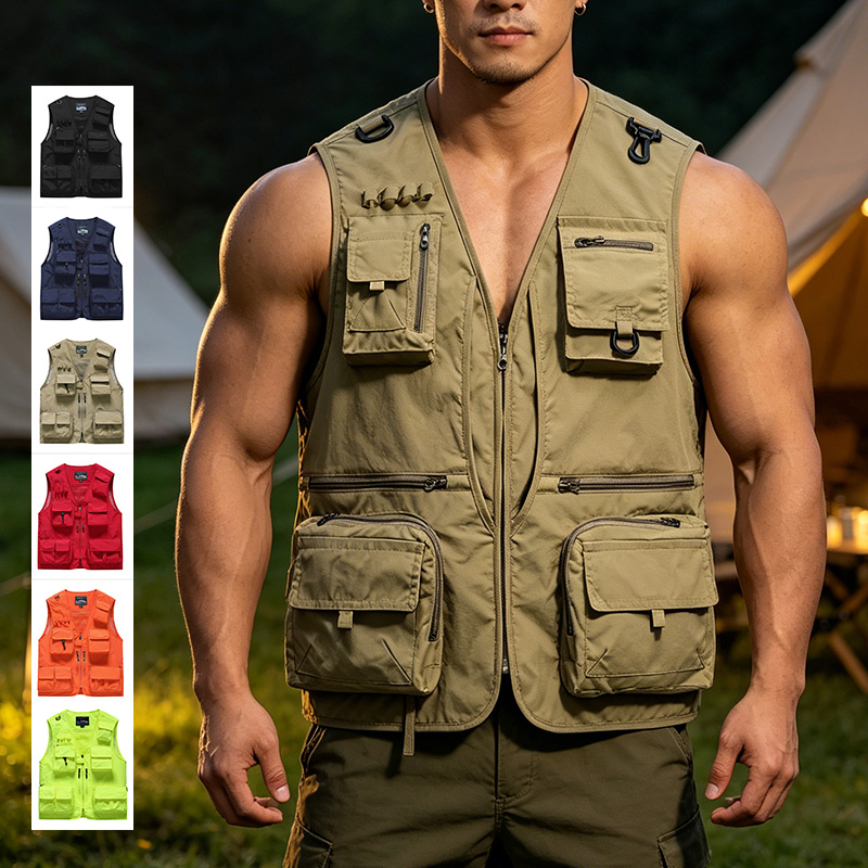 Cycling Gear Vest - 야외 활동을 위한 여름 작업 조끼