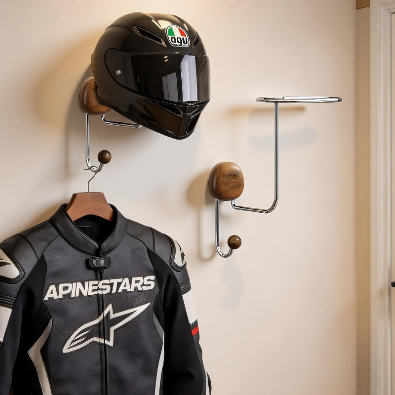 Cycling Gear Wall Mount - 벽걸이 헬멧 보관 랙 무타공 헤비듀티