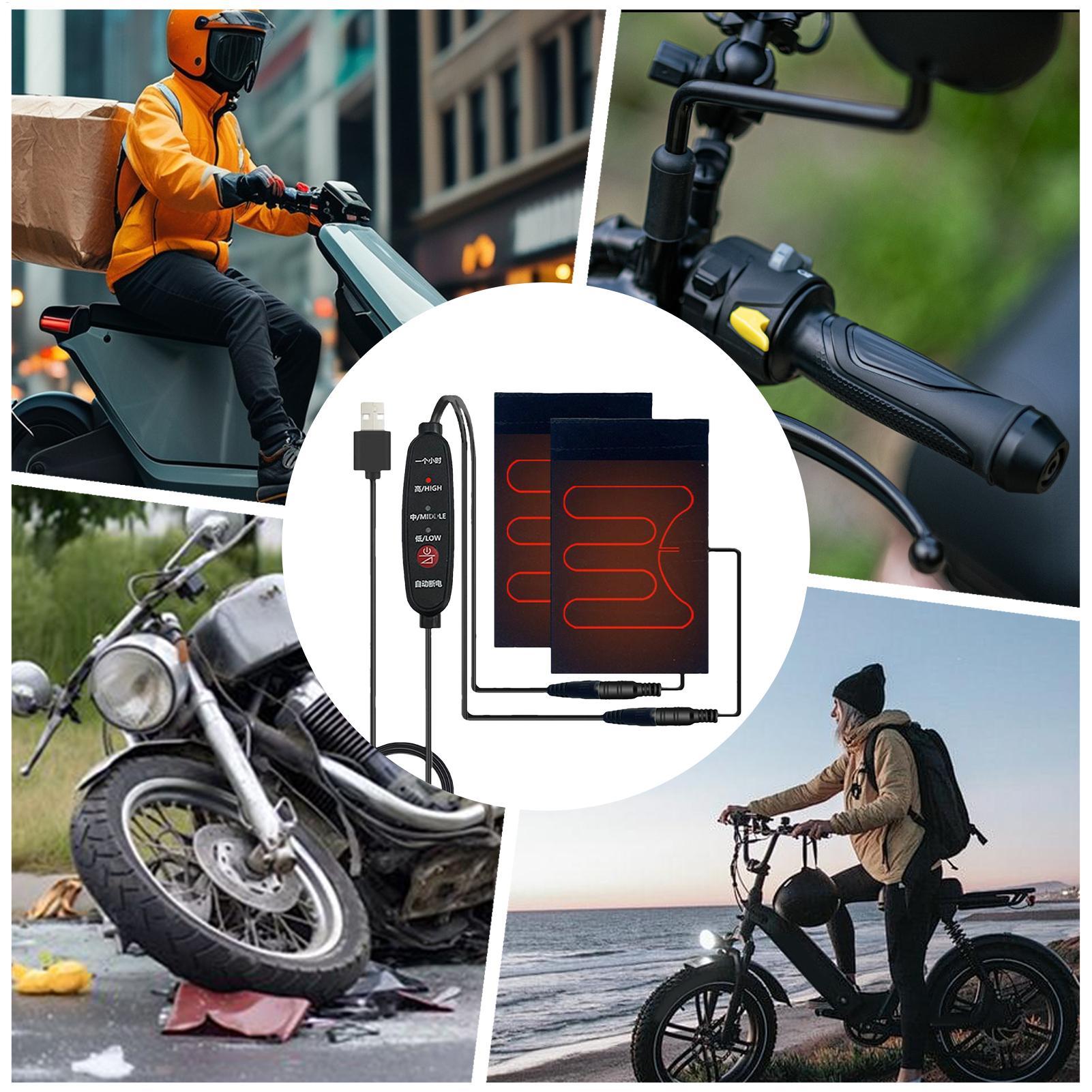 Cycling Gear Temperature - 핸들바 워머 5V 가열식 오토바이 그립