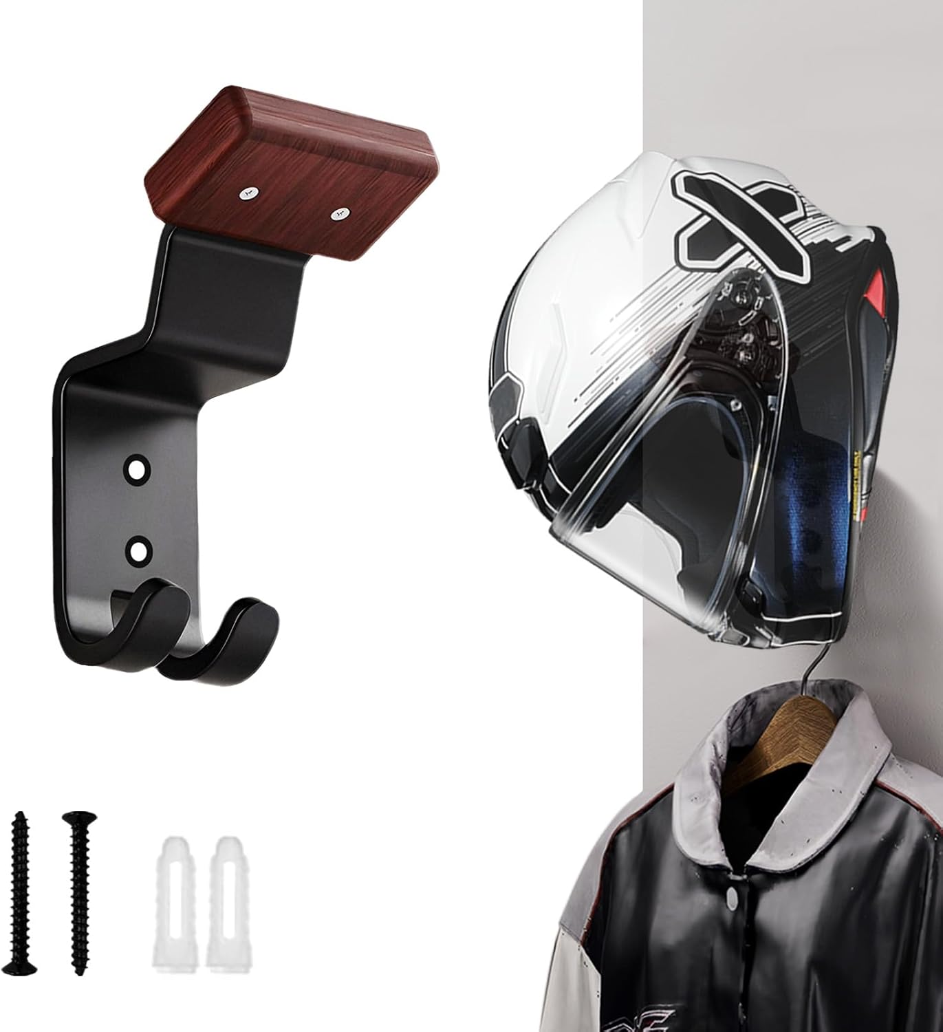 Cycling Gear Wall Mount - 오토바이 헬멧 홀더 벽걸이, 자전거, 축구,