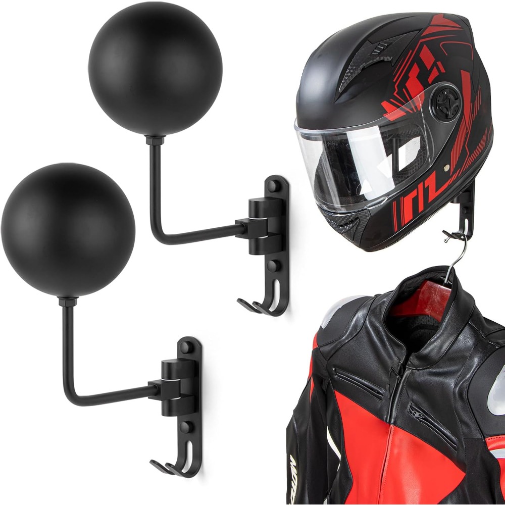 180 °   회전식 벽걸이형 오토바이 헬멧 홀더 (자 - Cycling Gear Wall Mount 리뷰 및 가격