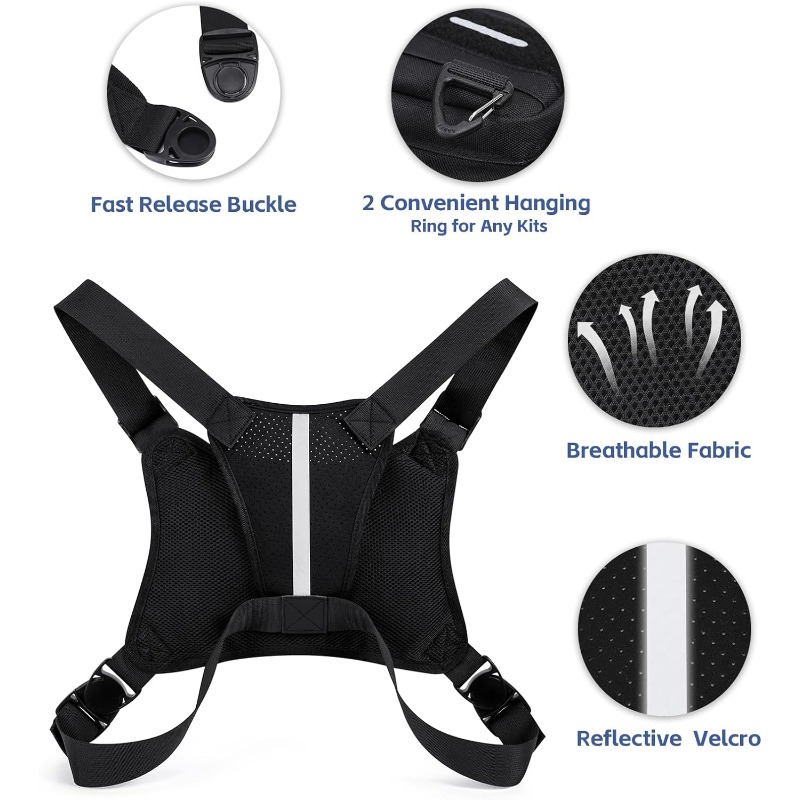 조끼 가방 다기능 전술 조끼 조정 가능한 실행 가슴 가 - Cycling Gear Vest 리뷰 및 가격
