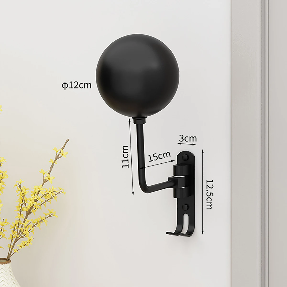 벽걸이형 금속 오토바이 헬멧 랙 - 180도 조절 가능 - Cycling Gear Wall Mount 리뷰 및 가격