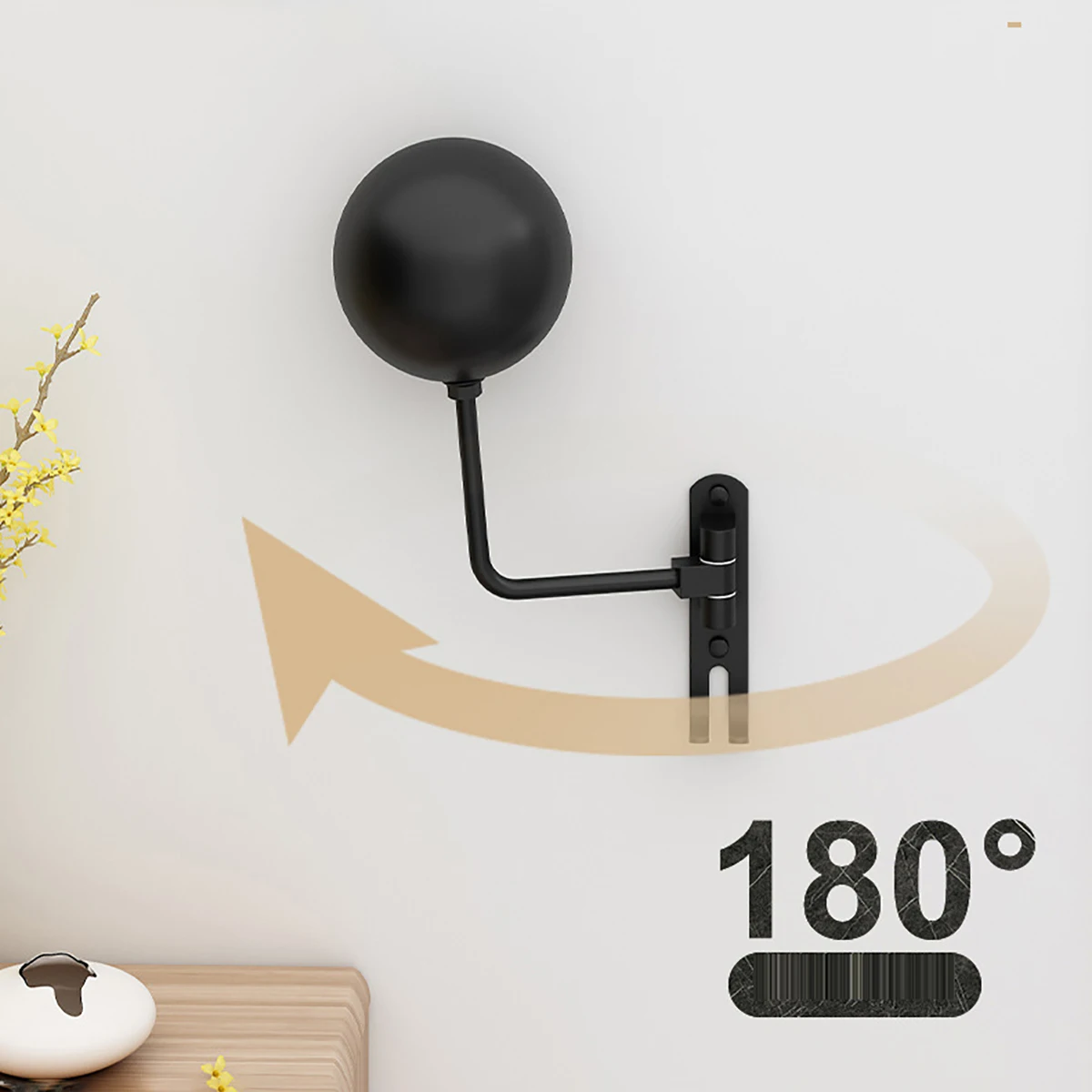 벽걸이형 금속 오토바이 헬멧 랙 - 180도 조절 가능 - Cycling Gear Wall Mount 리뷰 및 가격