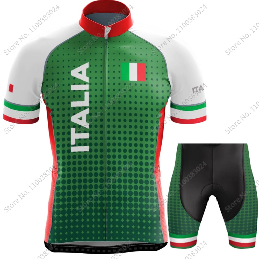 사이클링 저지 2024 이탈리아 세트 여름 이탈리아 국 - Cycling Gear Italy 리뷰 및 가격