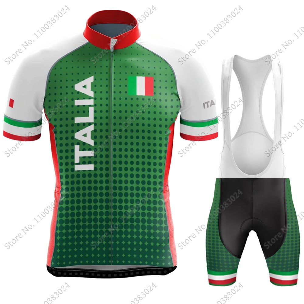 사이클링 저지 2024 이탈리아 세트 여름 이탈리아 국 - Cycling Gear Italy 리뷰 및 가격