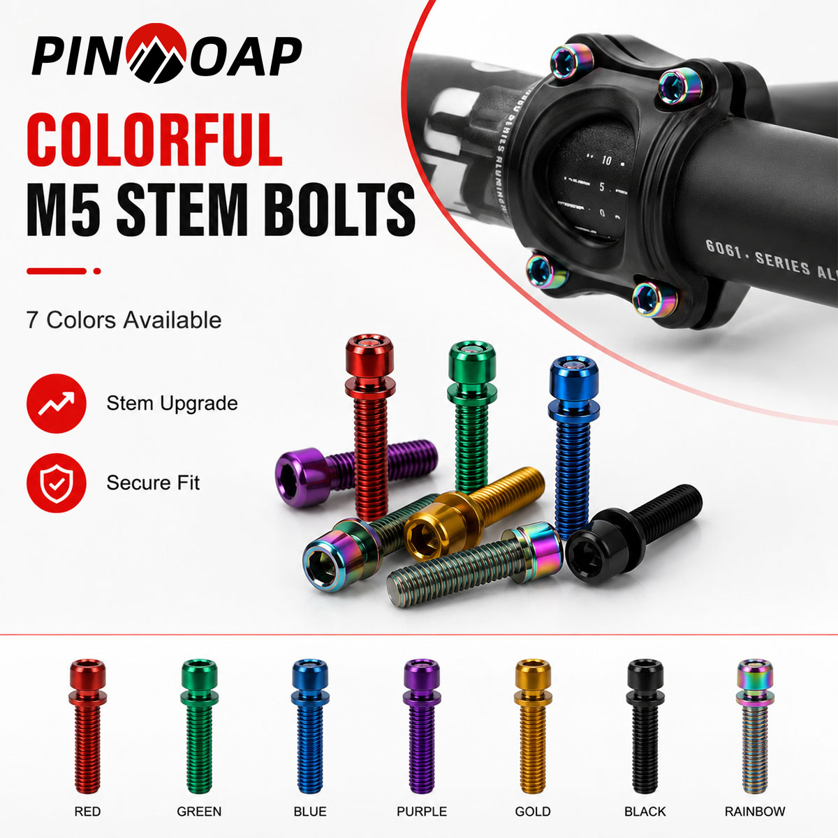 PINMOAP 6PCS 자전거 핸들바 스템 볼트 세트  - Bicycle Repair Kit 리뷰 및 가격