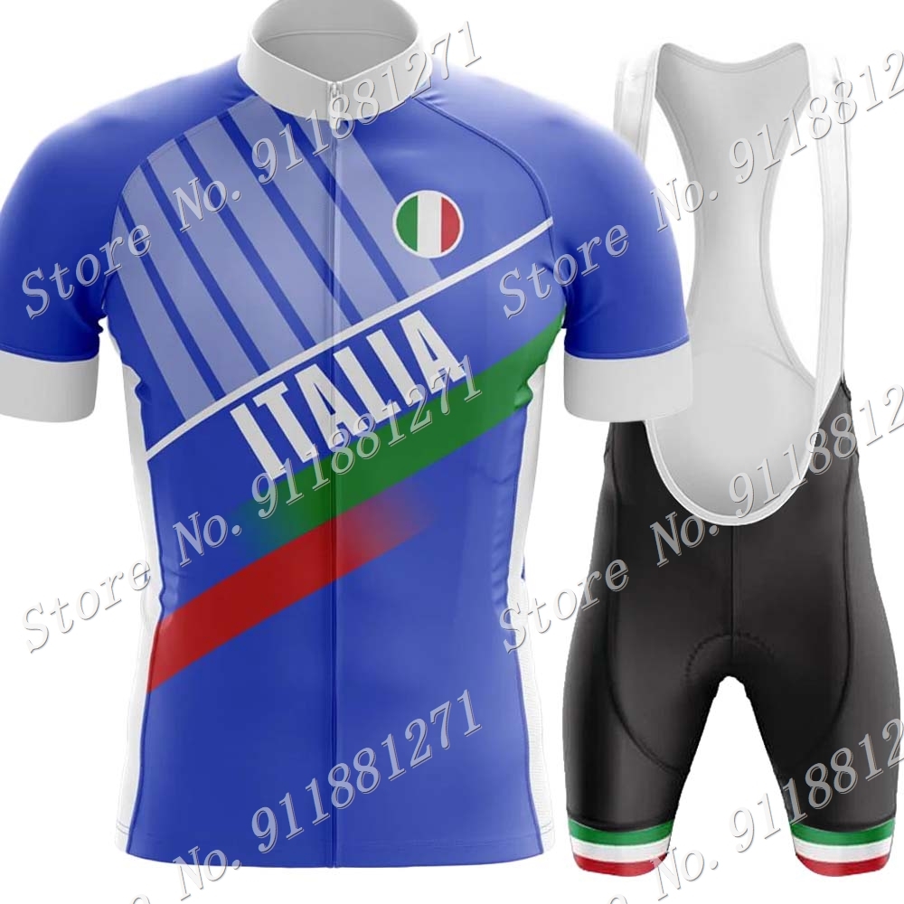 이탈리아 국가 대표팀 2024 사이클링 저지 세트 여름 - Cycling Gear Italy 리뷰 및 가격