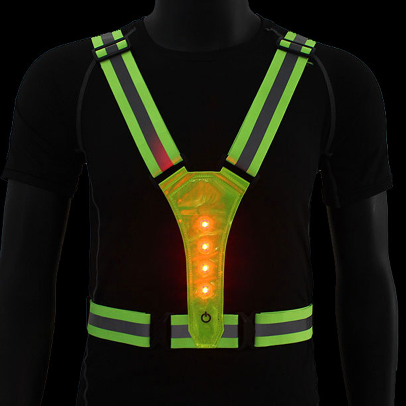 남성과 여성을 위한 조정 가능한 LED 달리기 및 사이 - Cycling Gear Vest 리뷰 및 가격