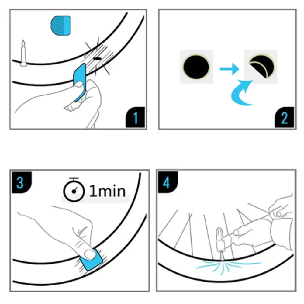 30/20/10PCS 자전거 접착제 없는 타이어 패치  - Bicycle Repair Kit 리뷰 및 가격