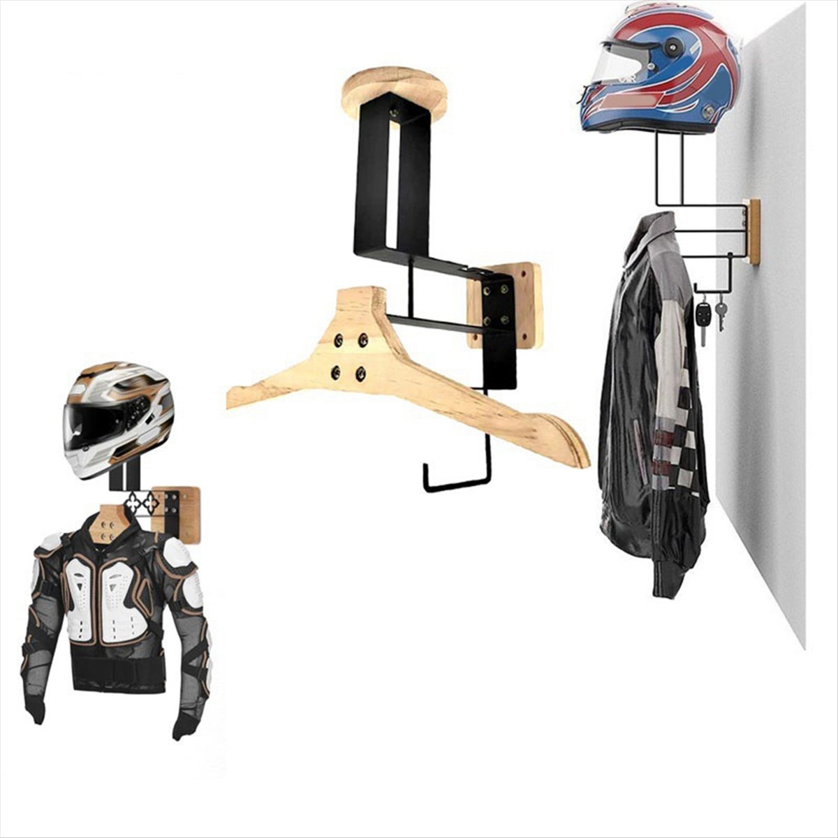 신상품 오토바이 나무 헬멧 홀더 벽걸이 다용도 랙 및  - Cycling Gear Wall Mount 리뷰 및 가격