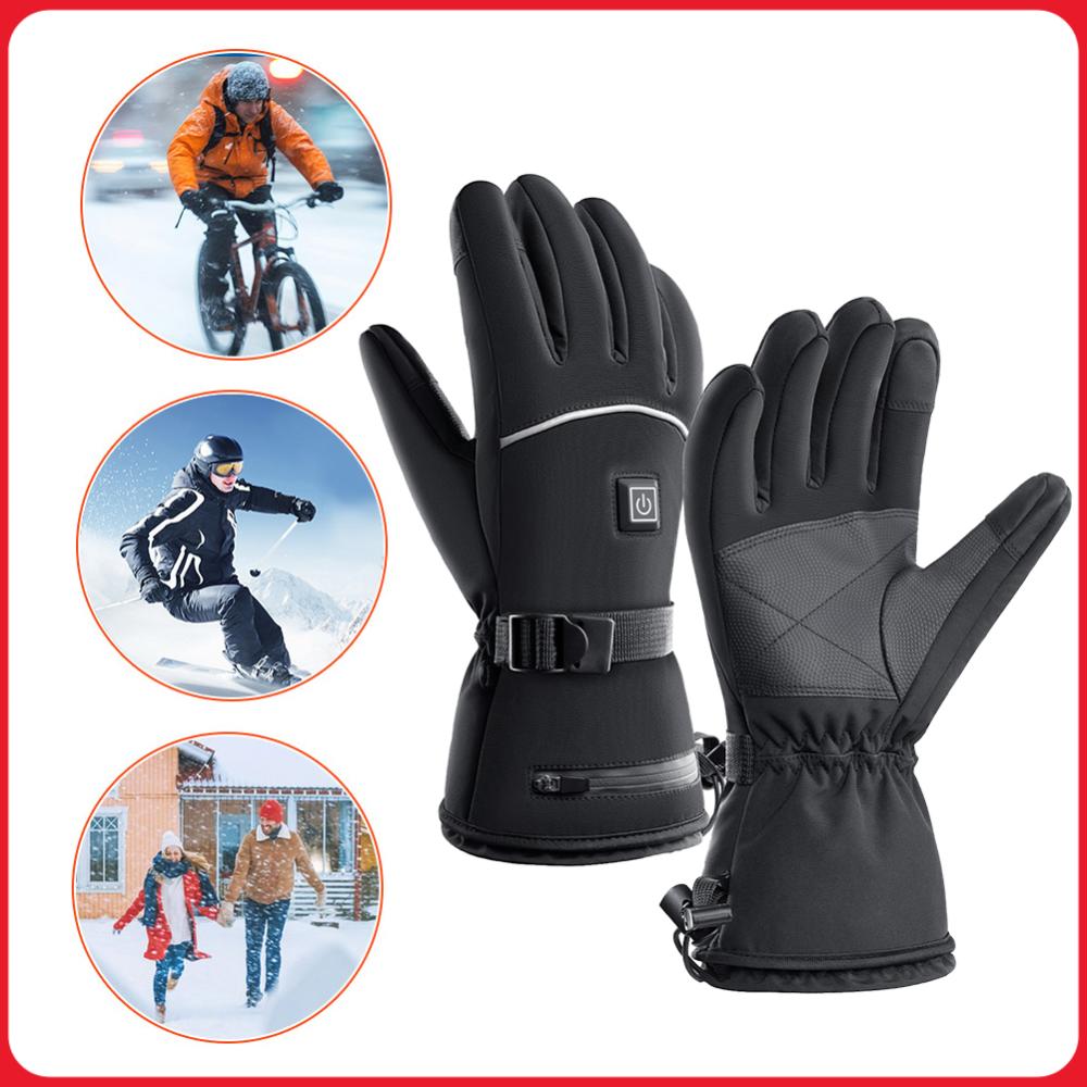 터치 스크린 가열 장갑 방한 전기 가열 장갑 전기 난방 - Cycling Gear Temperature 리뷰 및 가격
