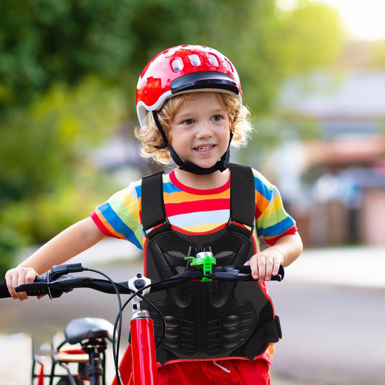 어린이용 보호 조끼 사이즈 L 내구성 있는 인체공학적  - Cycling Gear Vest 리뷰 및 가격