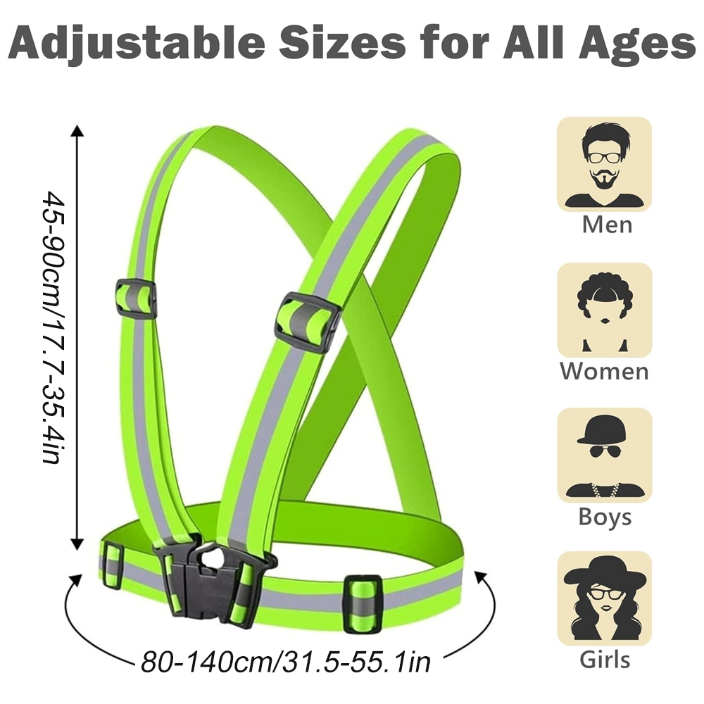 1개입 야간 러닝 조끼 고가시성 반사, 통기성 조절 가 - Cycling Gear Vest 리뷰 및 가격