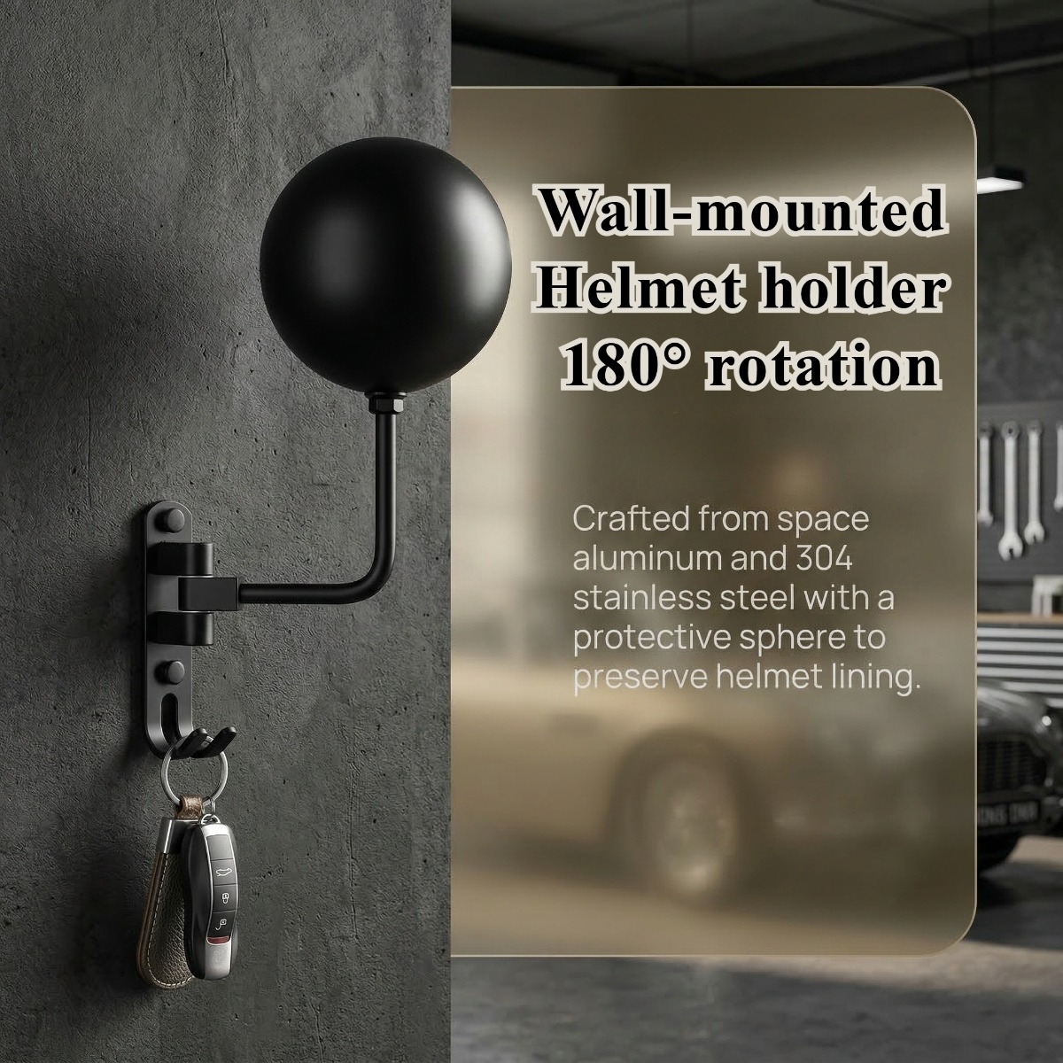 180 °   회전식 벽걸이 자전거 헬멧 거치대 알루미 - Cycling Gear Wall Mount 리뷰 및 가격