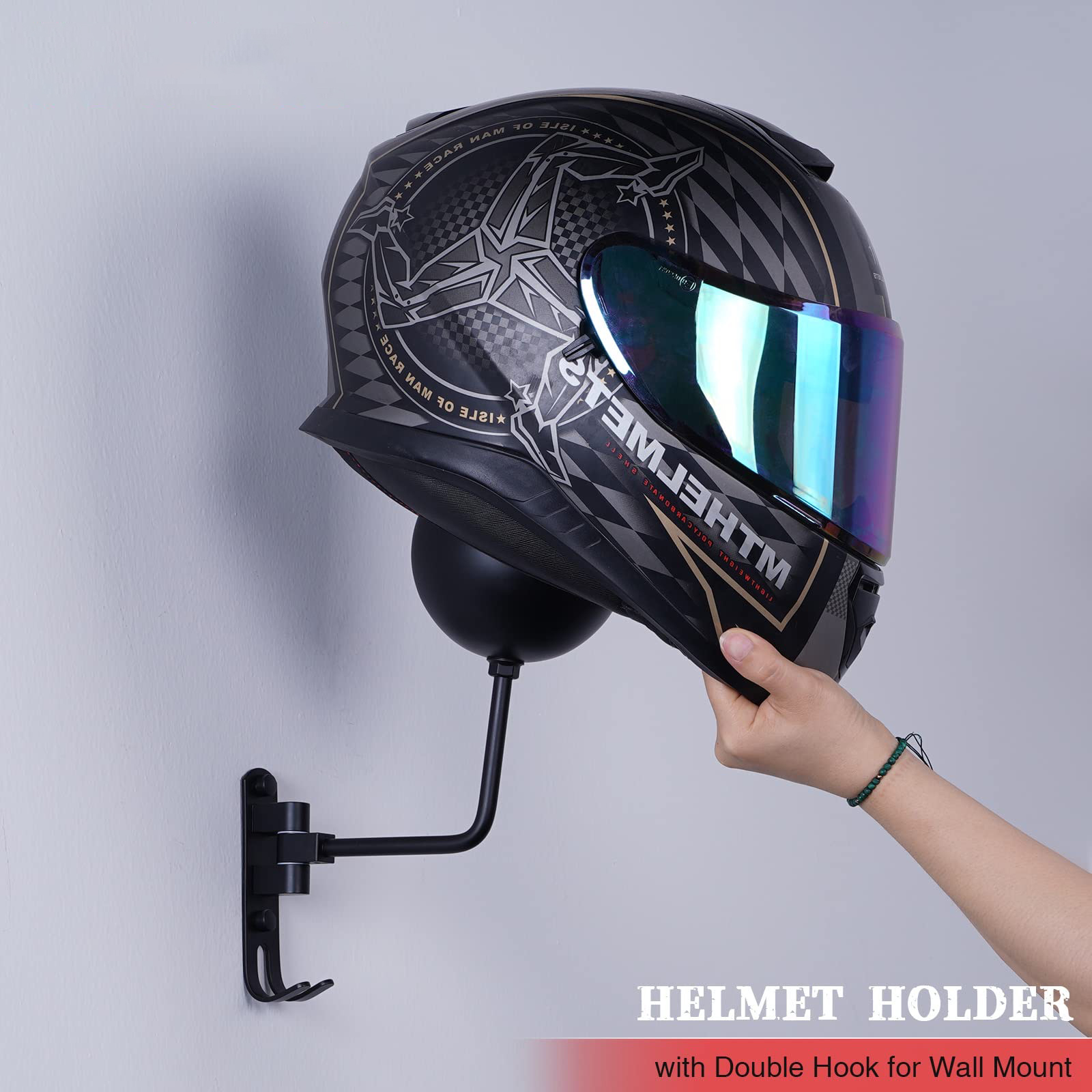오토바이 헬멧 벽걸이 홀더 - 자전거, 야구, 사이클링 - Cycling Gear Wall Mount 리뷰 및 가격