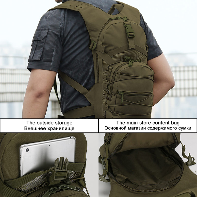 Molle 전술 배낭, 옥스포드 하이킹 자전거 백팩,  - Cycling Gear Storage 리뷰 및 가격