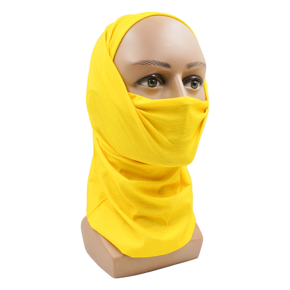 노란색 다기능 사이클링 넥 게이터 자외선 차단 통기성  - Cycling Gear Usa 리뷰 및 가격