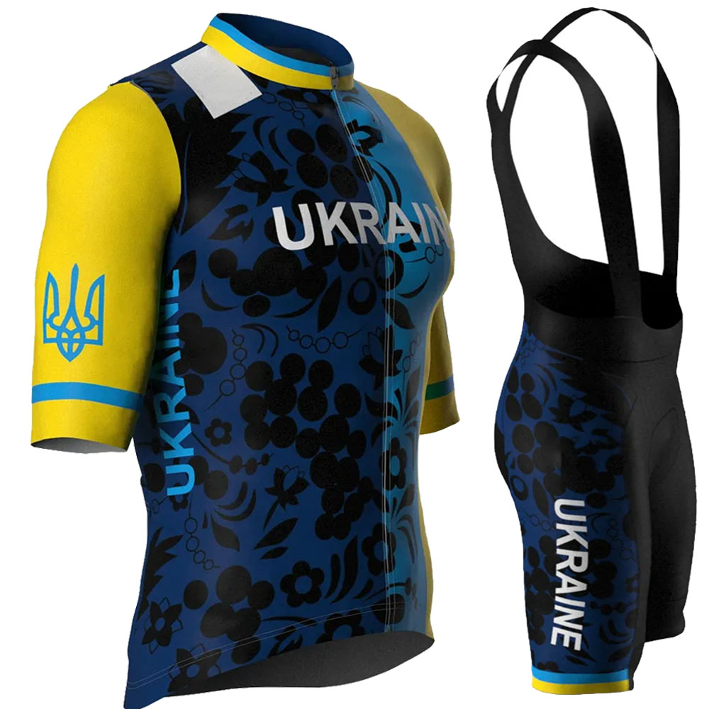 우크라이나 국가대표팀 2026 사이클링 저지 세트 여름 - Cycling Bib Shorts 리뷰 및 가격