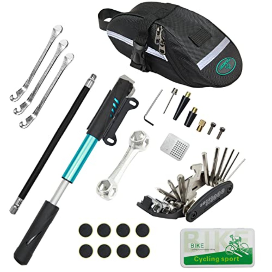 자전거 수리 키트에는 16-in-1 도구, 120Psi - Bicycle Repair Kit 리뷰 및 가격