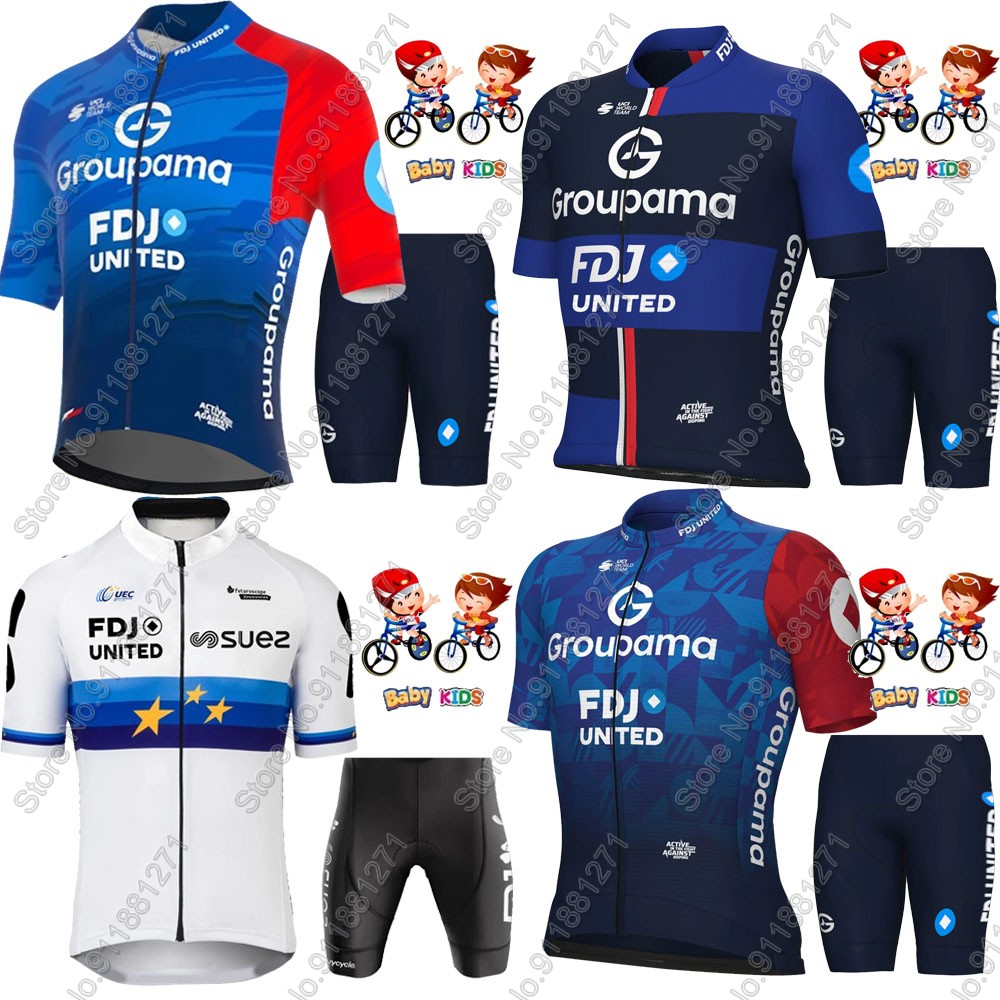 어린이 FDJ 수에즈 팀 2026 사이클링 저지 세트  - Cycling Gear Italy 리뷰 및 가격