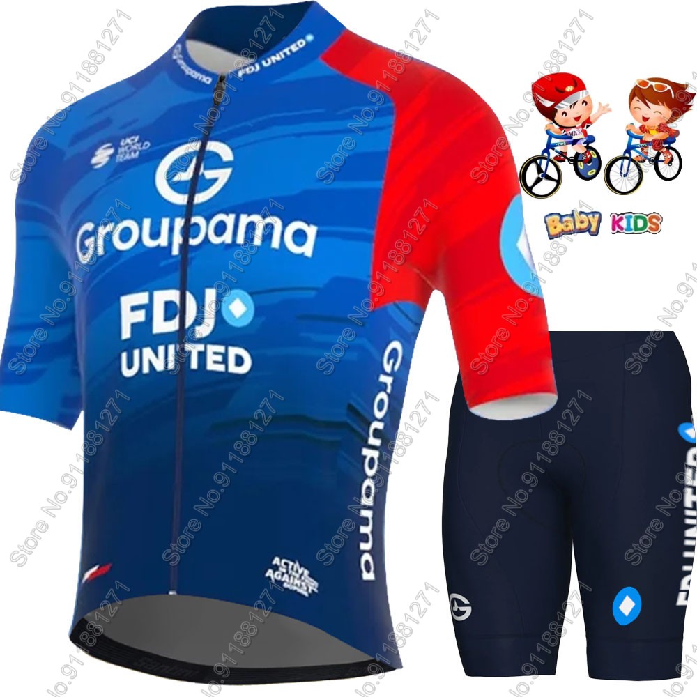 어린이 FDJ 수에즈 팀 2026 사이클링 저지 세트  - Cycling Gear Italy 리뷰 및 가격
