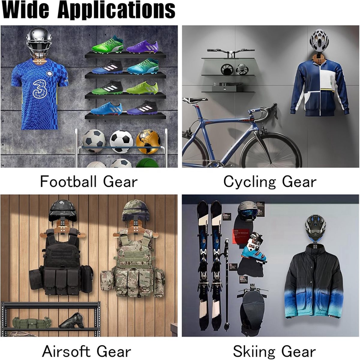 618 메가 세일 헬멧 홀더- 오토바이 헬멧 랙 벽걸이 - Cycling Gear Wall Mount 리뷰 및 가격