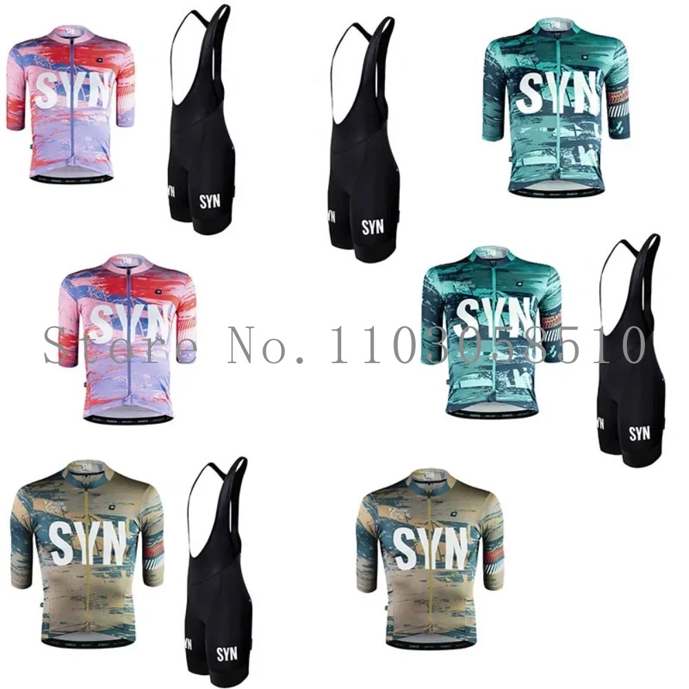 SYN 저지 남성용 빕 스폰지 쿠션 사이클링 슈트 세트 - Cycling Bib Shorts 리뷰 및 가격